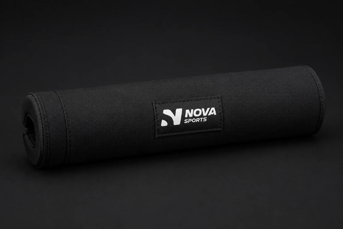 Nova Sports barbell squat pad in black — Barbell Pads from Nova Sports Mauritius
