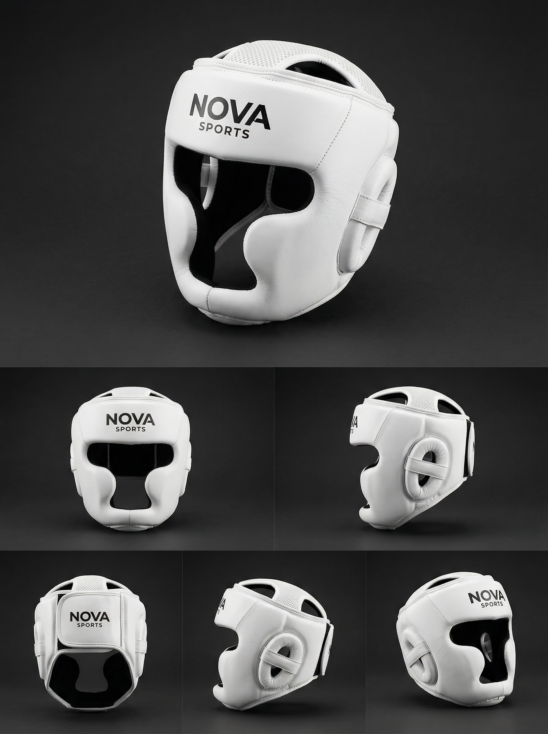 NOVA Sports Boxing Head Guard – White