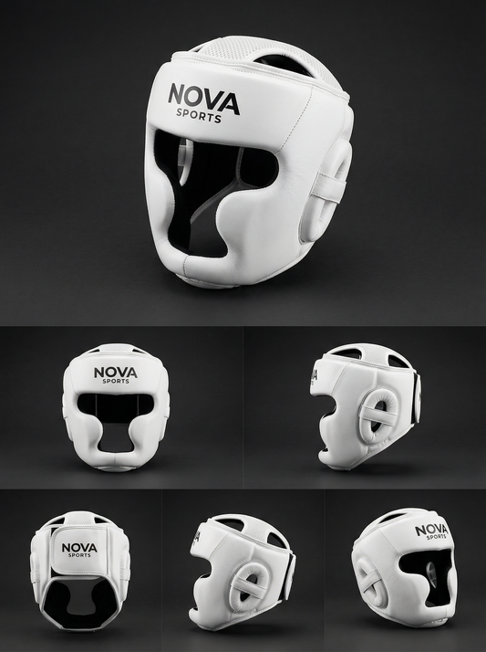 NOVA Sports Boxing Head Guard – White