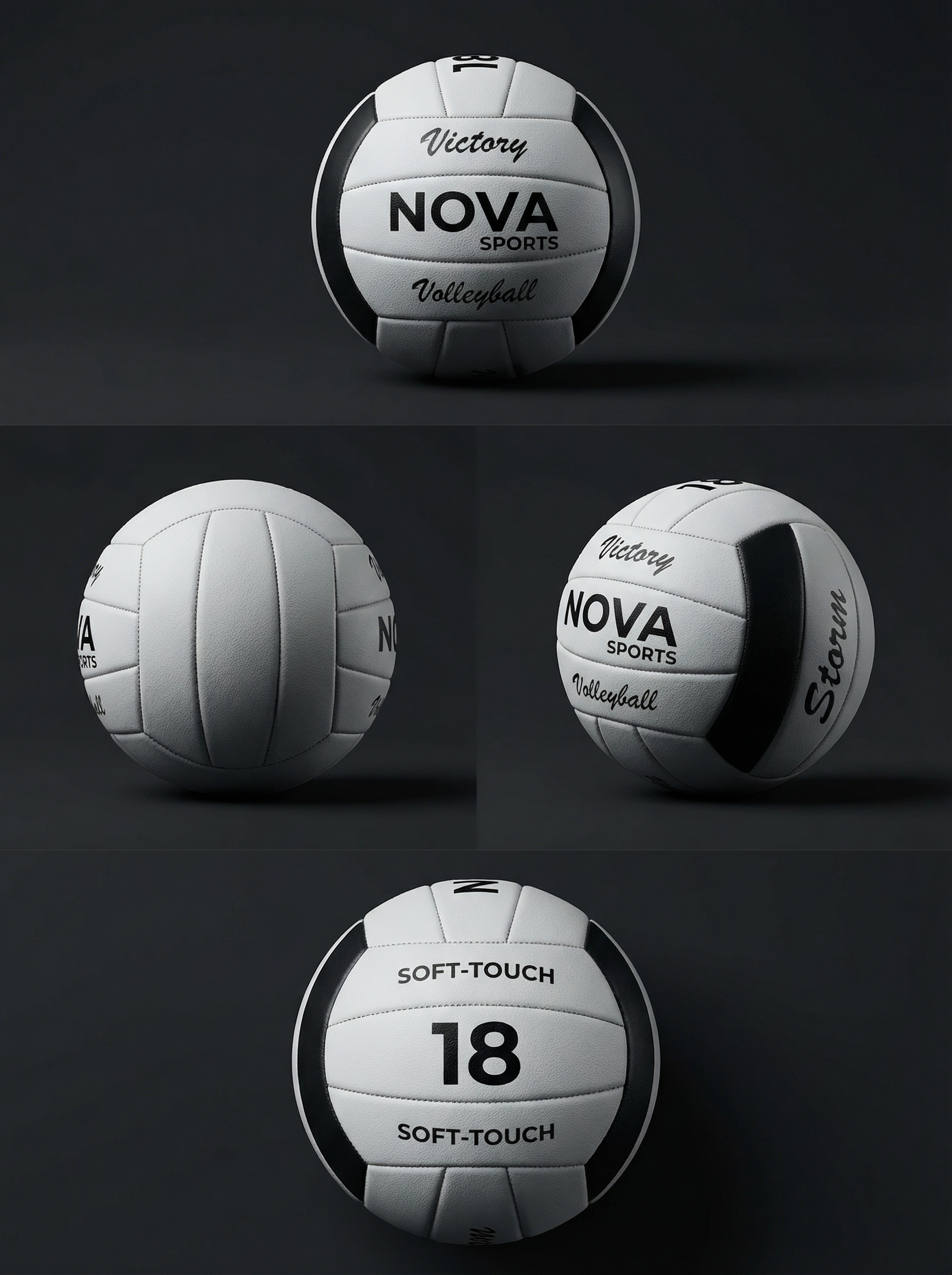 Nova Sports Victory Soft-Touch Volleyball (Size 18)