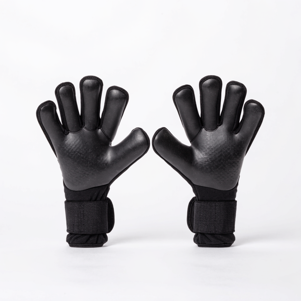 Pair of goalkeeper gloves with thick latex palms and wrist straps — goalkeeper gloves at Nova Sports Mauritius — Football from Nova Sports Mauritius
