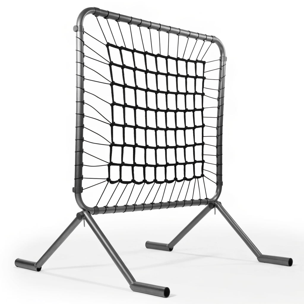 Football rebounder training net on a folding steel frame — solo football training gear at Nova Sports Mauritius — Football from Nova Sports Mauritius
