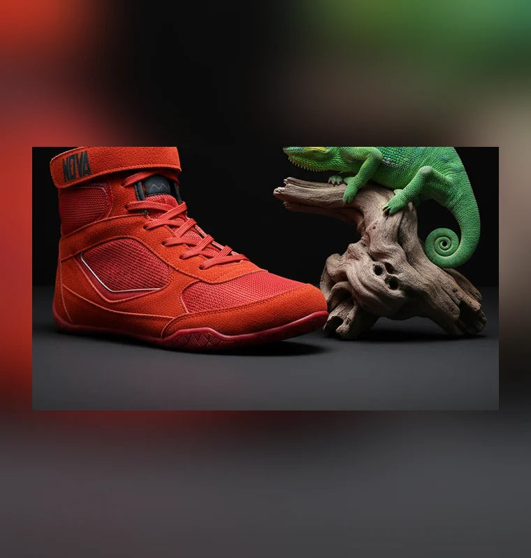 Nova Boxing Shoes — view 2 — Shoes from Nova Sports Mauritius
