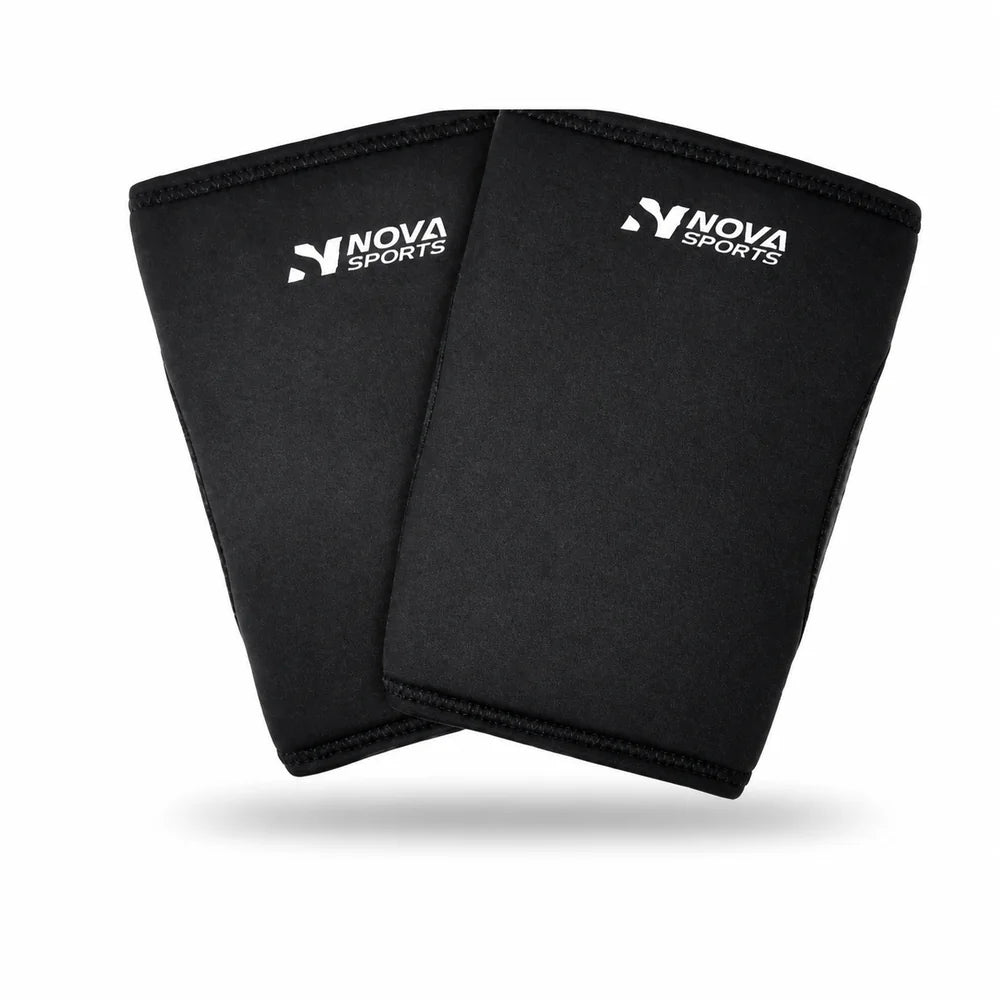 Nova Elbow Sleeves — Black Neoprene — view 2 — Wraps & Sleeves from Nova Sports Mauritius
